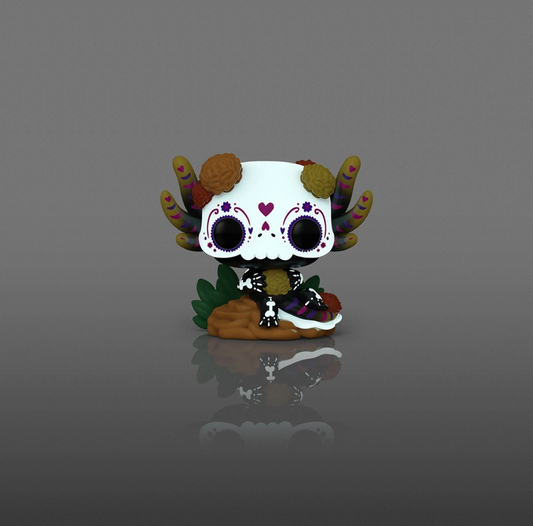 Dia De Los Muertos Ajolote Glow-in-the-Dark Funko Pop! Vinyl Figure #104 - Entertainment Earth Exclusive